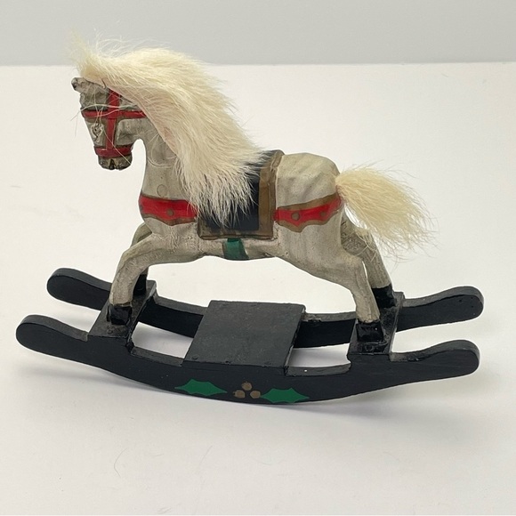 Folk Vintage Rocking Horse Holiday - Picture 8 of 15